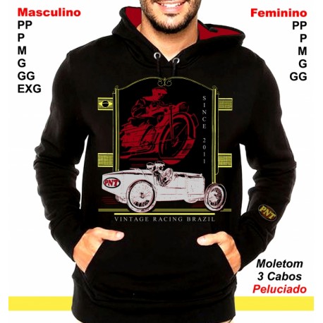 Moletom Preto 'PNT Piloto' - Masculino